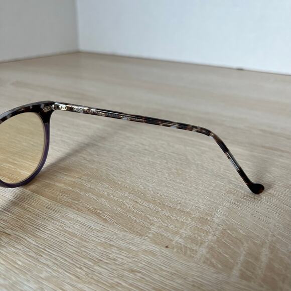 Jean Lafont Paris Madame 341 READ Eyeglasses Brown Gray Purple Frames 50-17-140 main image 10